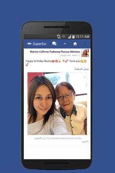 Super Social for Facebook screenshot 2