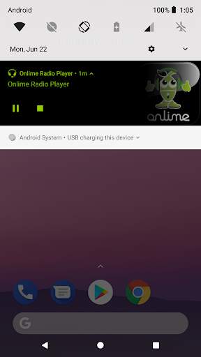 Onlime Radio Player screenshot 1