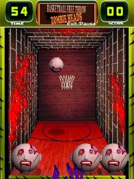 Basketball Free Throw: Zombie screenshot 6
