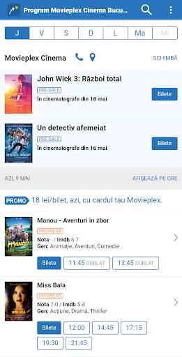 Cinemagia, program TV, cinema screenshot 4