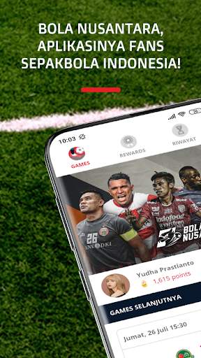 Bola Nusantara - News, Results, and Games screenshot 1