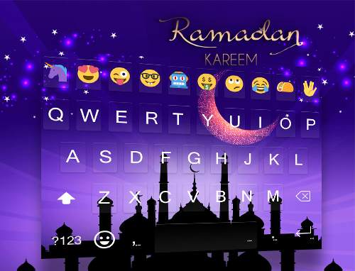 Ramadan Kareem Theme for Emoji Keyboard screenshot 5