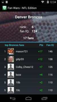 Fan Wars - NFL edition screenshot 3