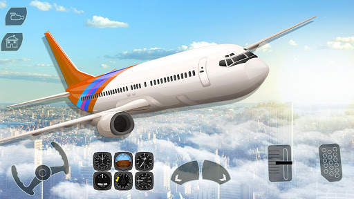 Take off Airplane Pilot Race F screenshot 2