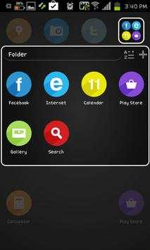 Circle go launcher theme screenshot 2