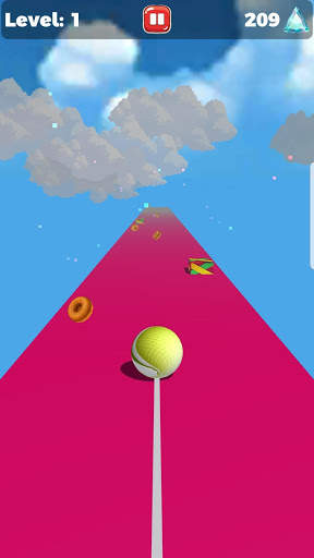 Rush Ball Dash: Speed Pixel Ball | 3D Rolling Game скриншот 1