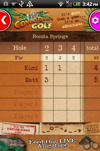 Congo River Golf Scorecard App screenshot 5