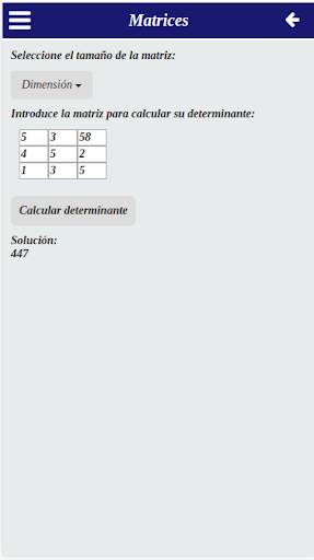 Math Help - Matrix Calculator screenshot 6