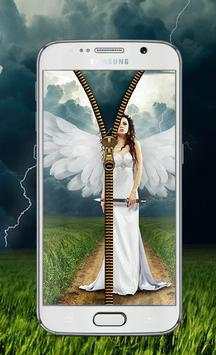 Angel Zipper Screen - Lock app screenshot 4