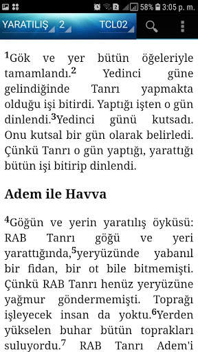 Holly Bible New Translation TCI02(Turco) screenshot 3