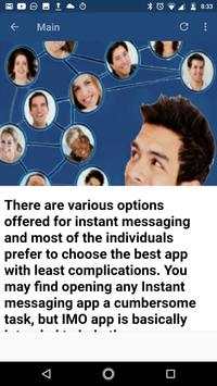 Guide for imo video call recoder 2020 and chat screenshot 2
