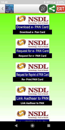 Pan Card Download- Check status/Track, correction screenshot 2