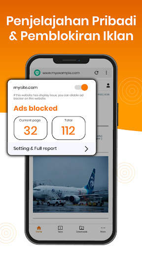 Super Fast Browser: Tercepat screenshot 6