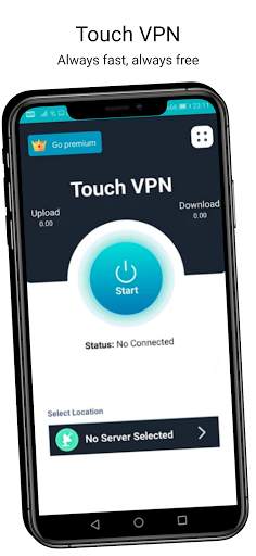 Touch VPN - Fast, Secure and Unlimited Android VPN screenshot 1