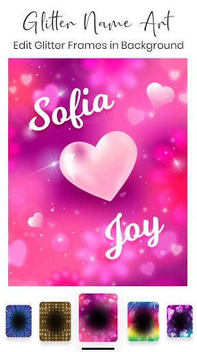 Glitter Name Art screenshot 7