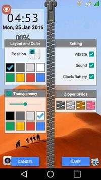Photo Zipper Lock Screen screenshot 7