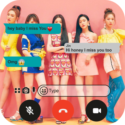 Fake Chat Red Velvet : Video Calling Red Velvet icon