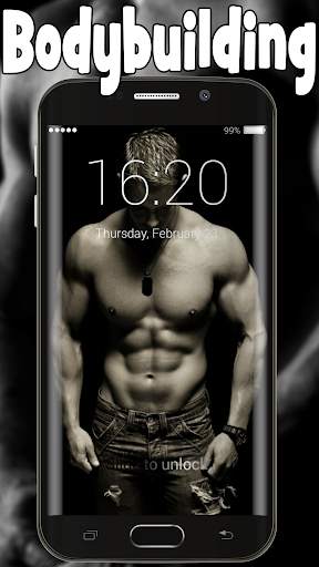 Bodybuilding Lock Screen screenshot 1