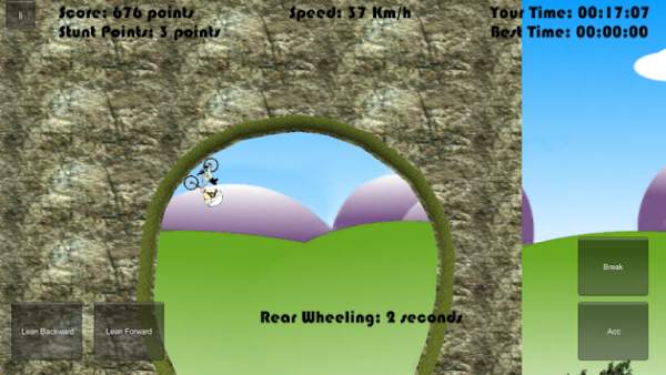 Bike Down Hill Free screenshot 2