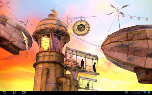 3D Steampunk Travel Pro lwp screenshot 13