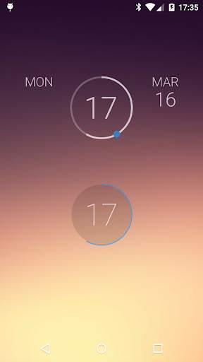 onca Clock Widget screenshot 1