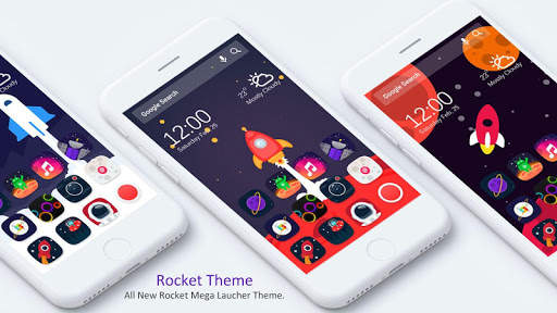 Rocket Theme for Mega Launcher screenshot 3