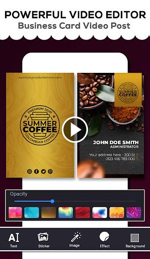 Video Business Card Maker: Visiting Card Maker screenshot 6
