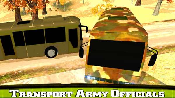 Off-Road Army Bus Simulator 3D screenshot 5