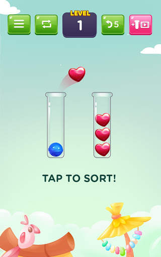Ball Sort Puzzle: Candy Sort, Color Sorting Game screenshot 1