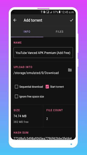 Torrent Client Pro (Free) screenshot 3