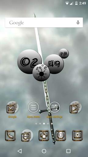 SilverGold 3D Icon CM&Launcher screenshot 1
