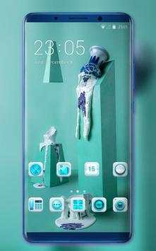 3d abstract art theme | Pillar vase wallpaper screenshot 1