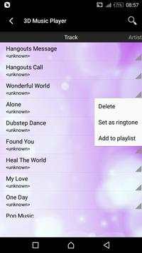 3D Music Player screenshot 2