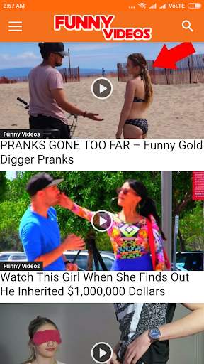 Funny Videos HD - Prank baby & people funny videos स्क्रीनशॉट 1