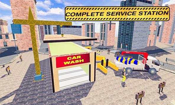 Gas Station & Cars Wash Advanced Construction Game screenshot 6