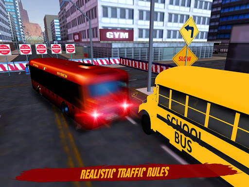 Free simulator bus parking driving - skill games screenshot 9