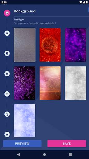 Glitter Live Wallpaper स्क्रीनशॉट 1