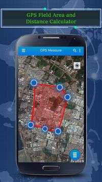 GPS Field Area and Distance Calculator screenshot 1
