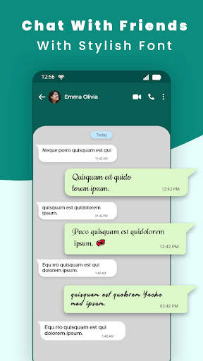 Chat Style for WhatsApp -Fonts screenshot 6