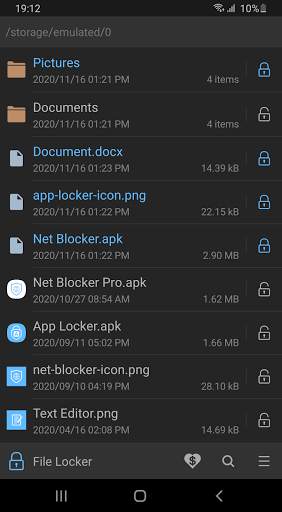 File Locker - Prevent access to files screenshot 2