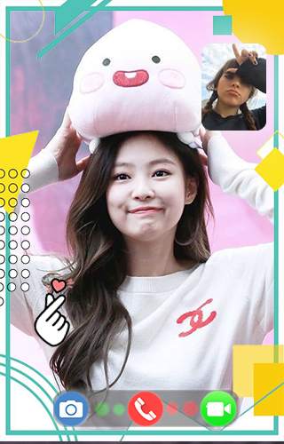 Jennie Kim Video Call Blackpink - Call Simulation screenshot 3