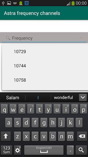 Astra Frequency Channels screenshot 7