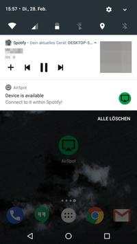 AirSpot - AirPlay   DLNA for Spotify (trial) screenshot 2