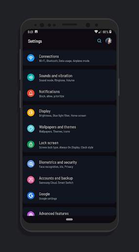 Hex Plugin - AOSP R Dark screenshot 4