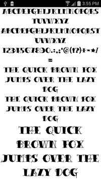 Fonts for FlipFont Tattoo screenshot 5