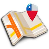 Map of Chile offline logo