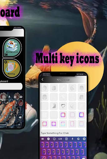 Koi Fish Love Keyboard screenshot 3