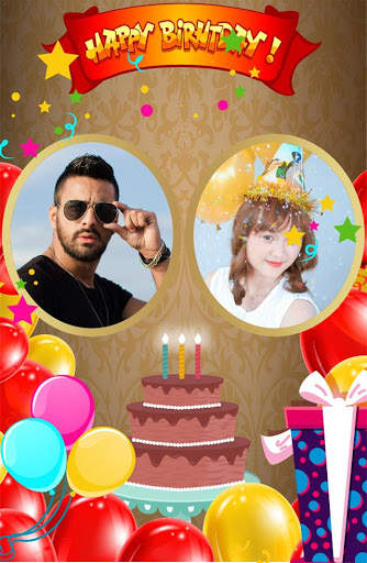 Birthday photo collage (frame) screenshot 2