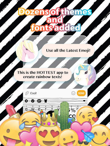 Panda Unicorn Keyboard Theme for Girls screenshot 2