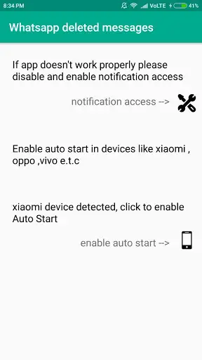 Deleted messages recovery for watsapp screenshot 3